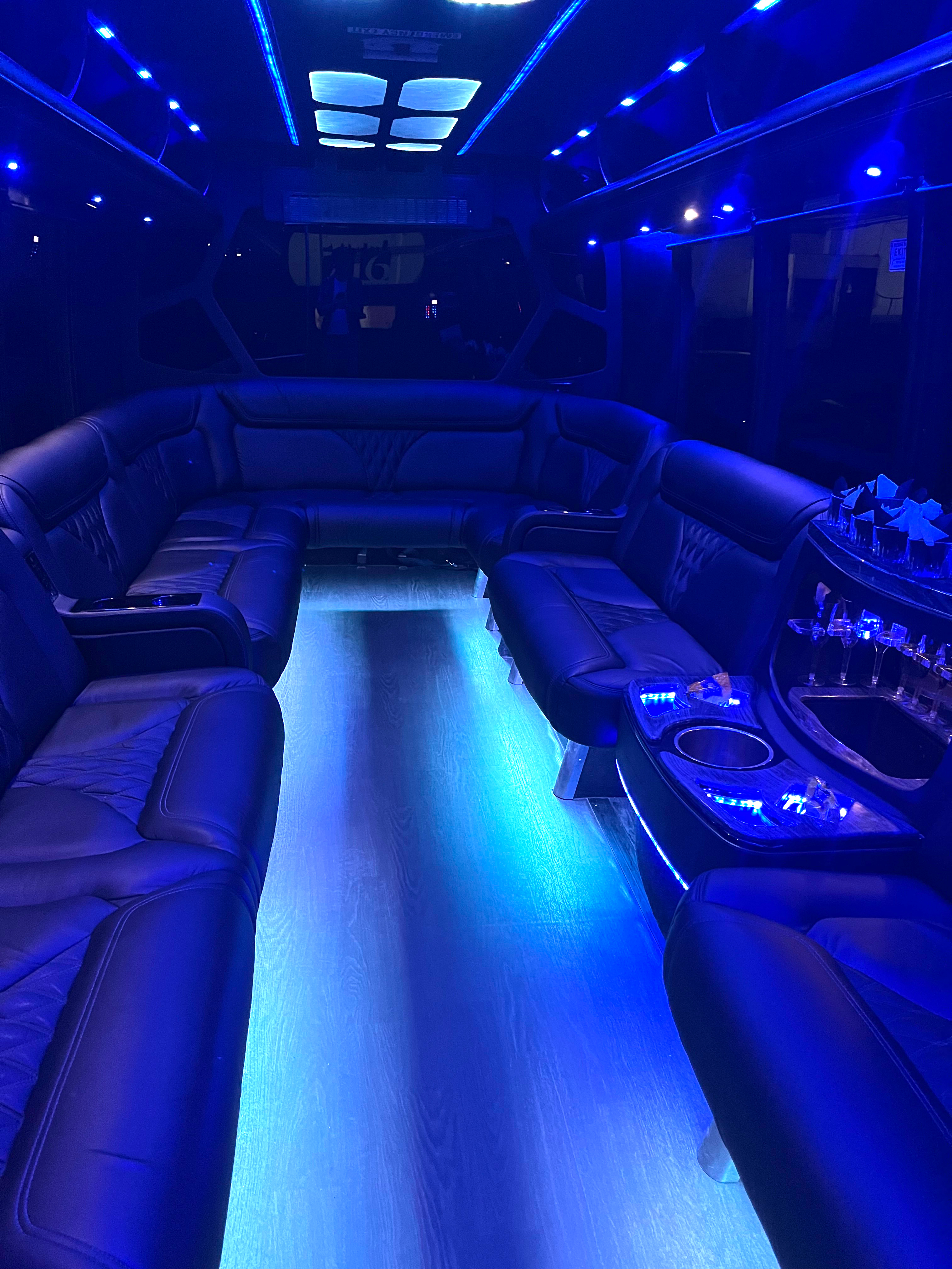 716 Limousine Fleet - gallery image of 20 pax luxury limousine buses