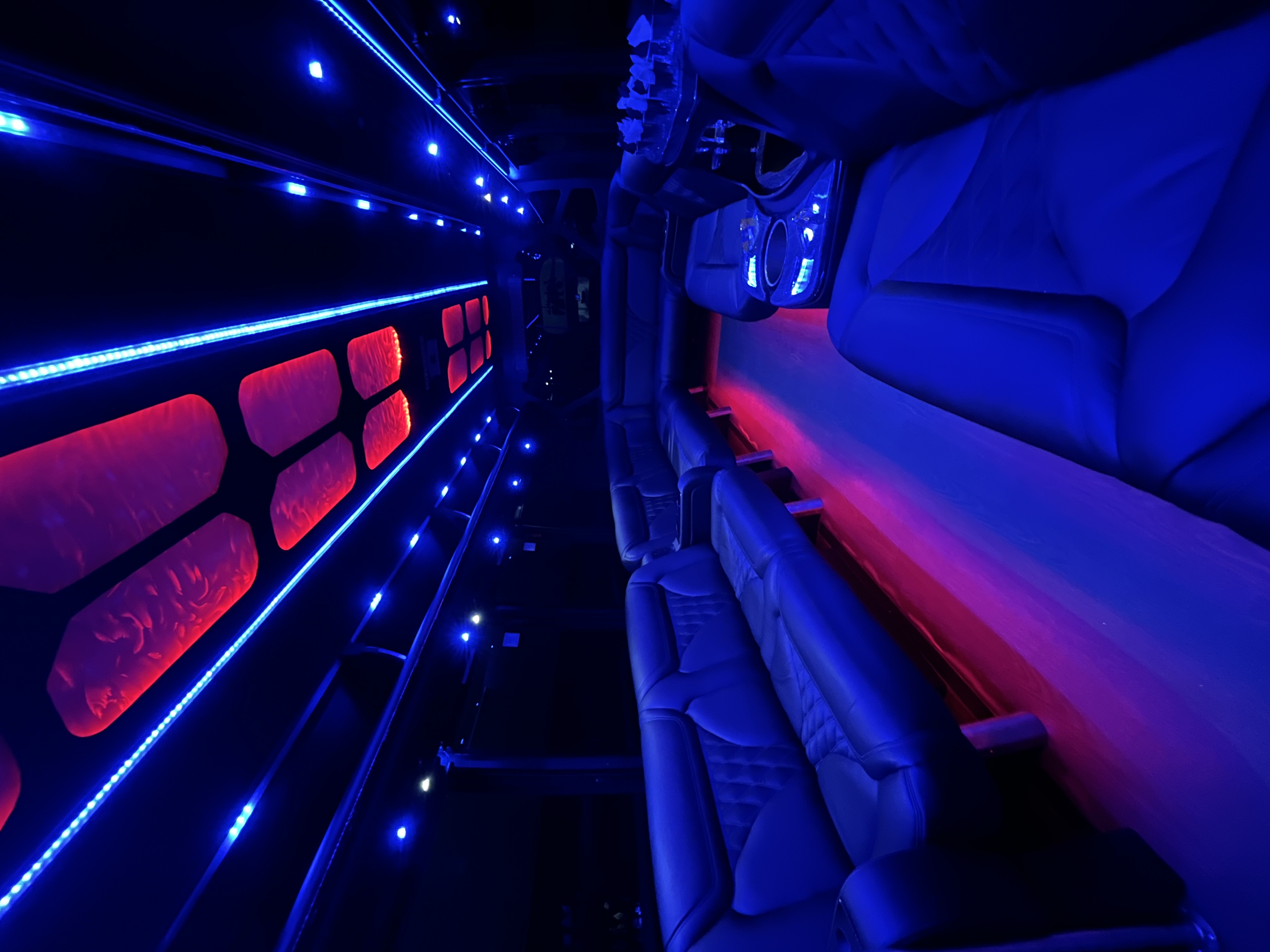 716 Limousine Fleet - gallery image of 20 pax luxury limousine buses